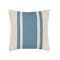 Bold Stripe Linen Cushion - Blue - 0