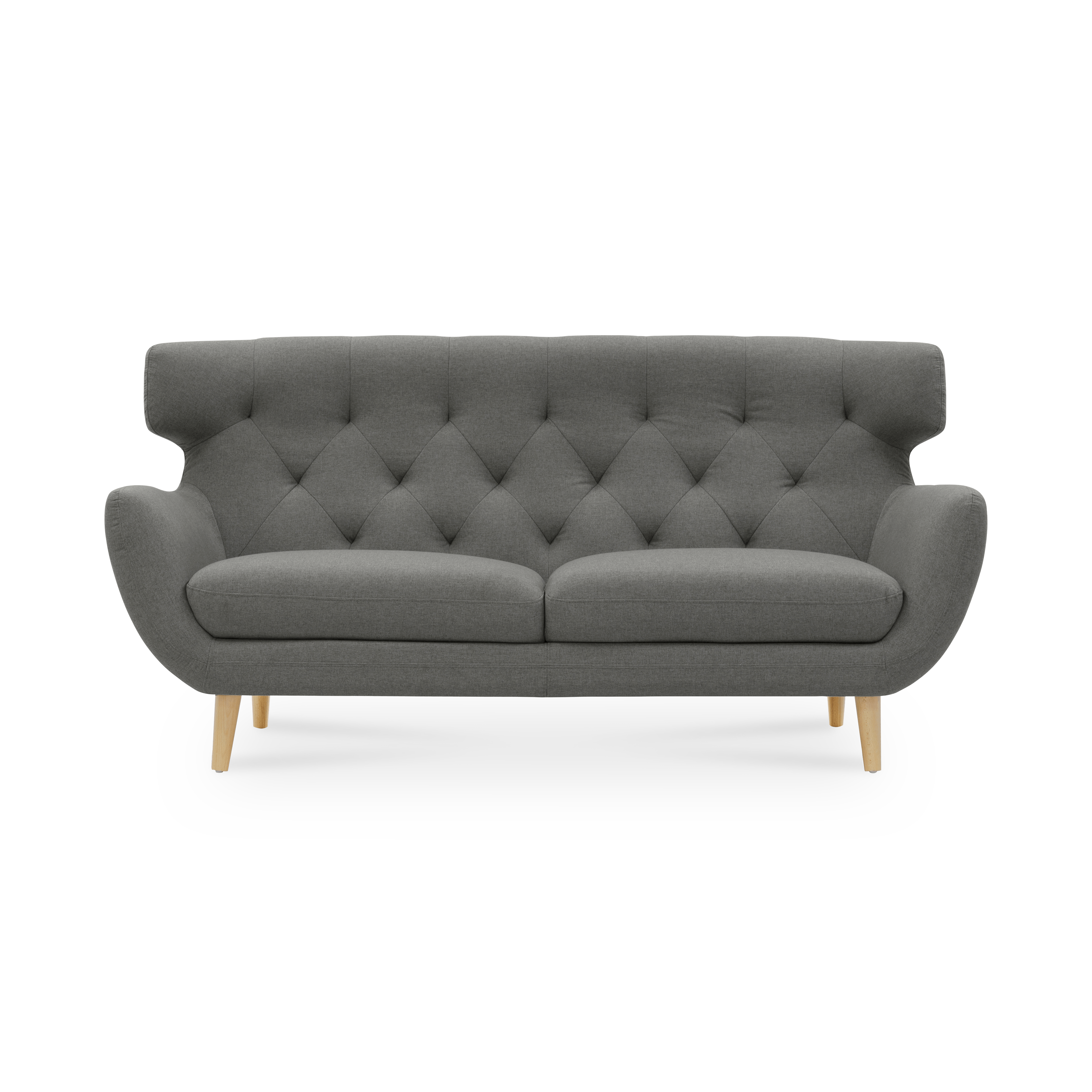 Agatha 3 Seater Sofa - Granite Grey