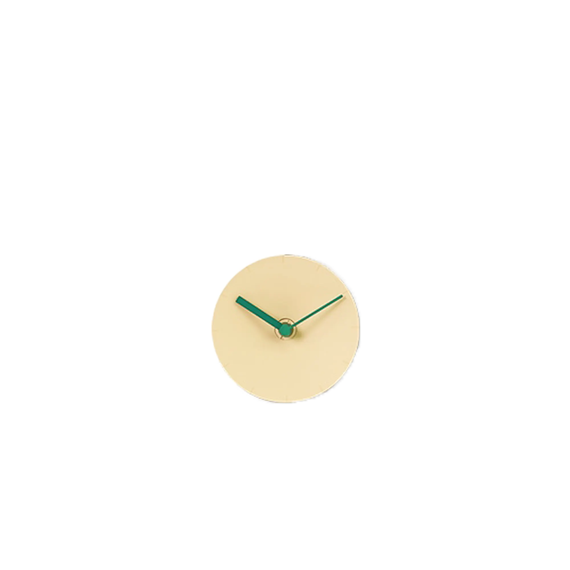 Mosery Corner Wall Clock - Butter