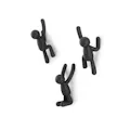 Buddy Wall Hook - Black (Set of 3)
