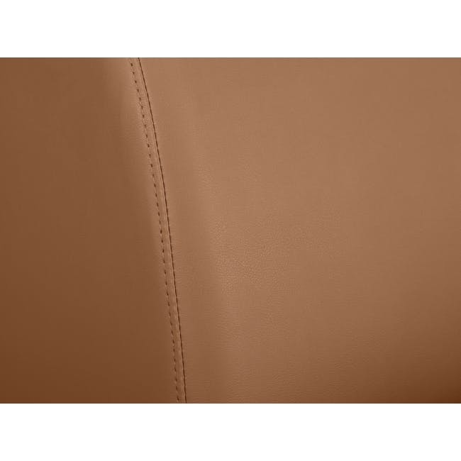 Milan Right Arm Unit - Caramel Tan (Faux Leather) - 13