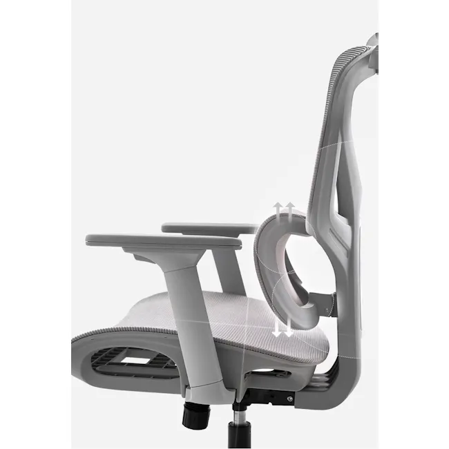 Aero High Back Office Chair - Grey - 5