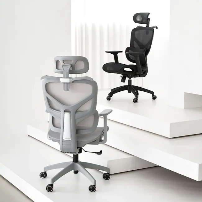 Aero High Back Office Chair - Grey - 2