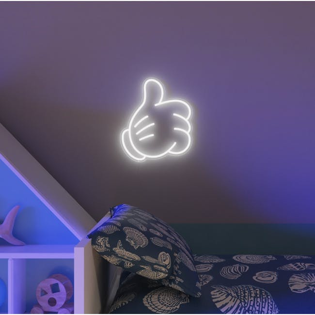 Yellowpop x Disney Glove Thumb Up Small LED Neon Sign - 1