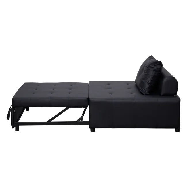 Telis Lounge Sofa Bed - Black (Pet Friendly) - 14