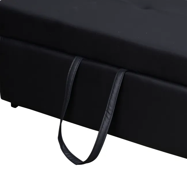 Telis Lounge Sofa Bed - Black (Pet Friendly) - 11