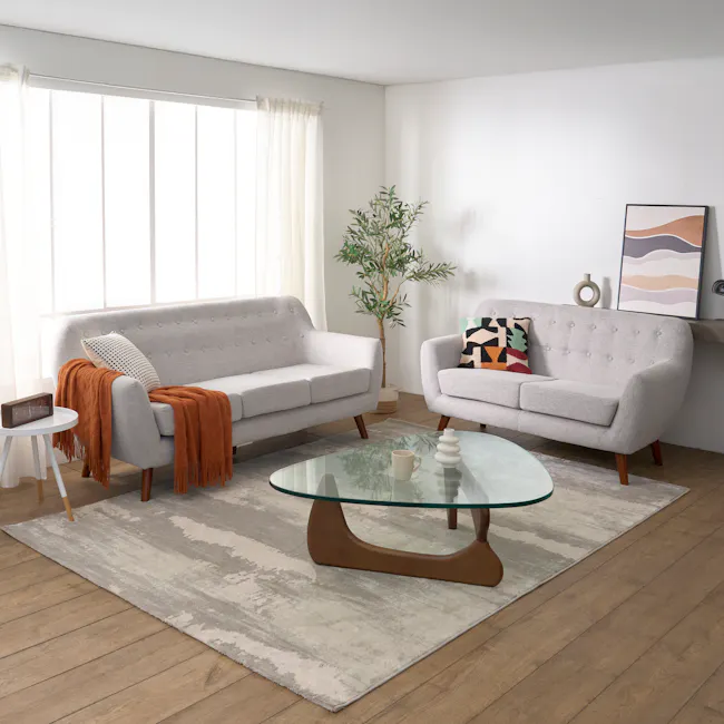 Emma 2 Seater Sofa - Sand - 4