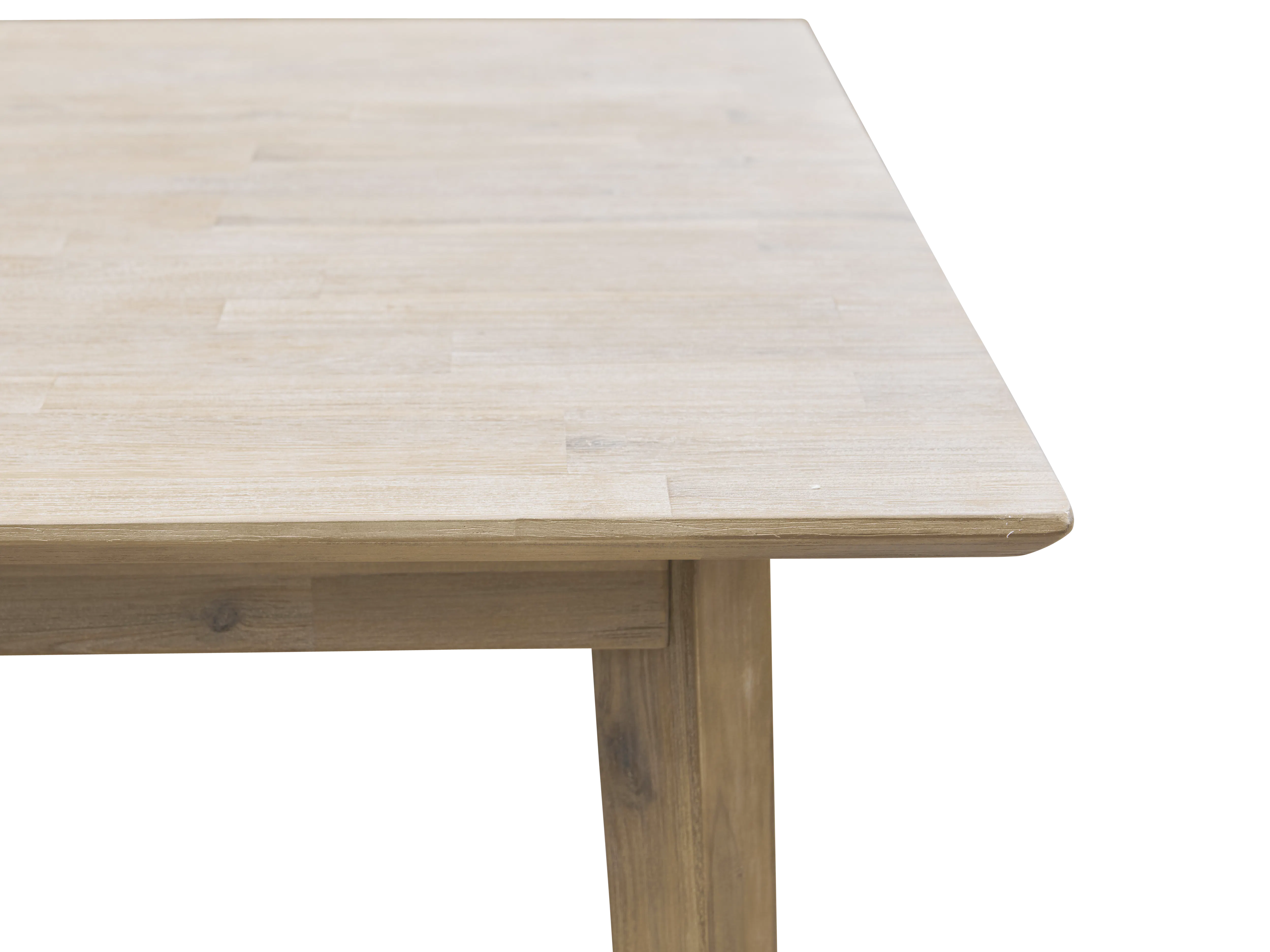 Leland Extendable Dining Table 1.6m-2m - 14 - Light wood table, minimalist design, natural wood grain, clean lines, simple