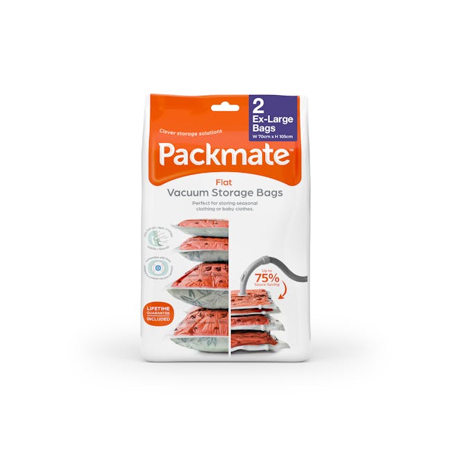 Pack Mate Flat Vacuum Storage Bags (2pc) - X-Large - 0
