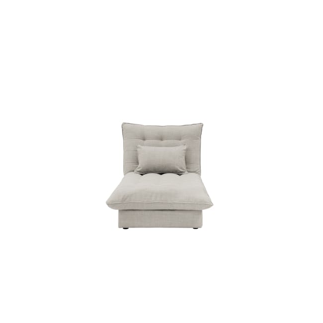 Tessa Storage Lounge Sofa Bed - Beige (Eco Clean Fabric) - 21
