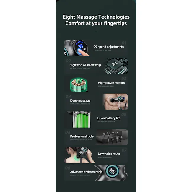 OTO S-Gun Portable Massager Black (SG-300) - 6