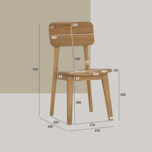 Toronto Extendable Dining Table 1.6m-2m with 4 Toronto Dining Chairs - 38