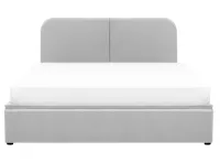Nolan King Storage Bed - Silver Fox