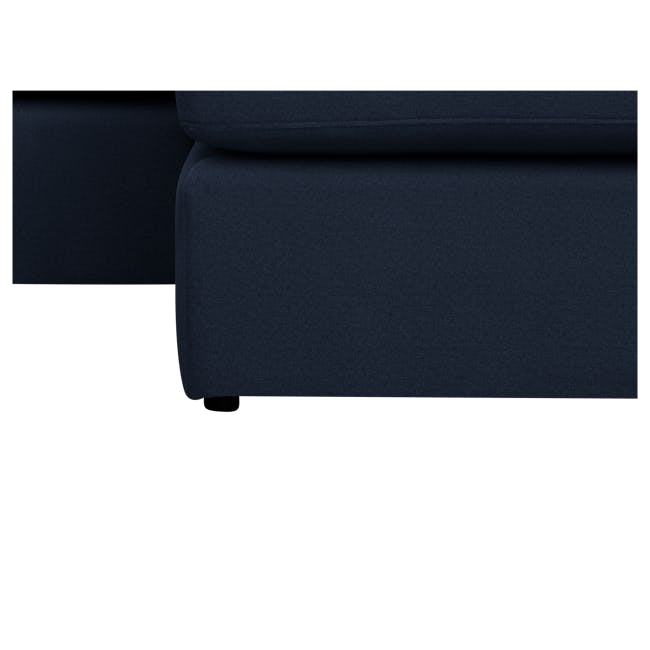 Ashley L-Shaped Lounge Sofa - Deep Navy (Scratch Resistant Fabric) - 4