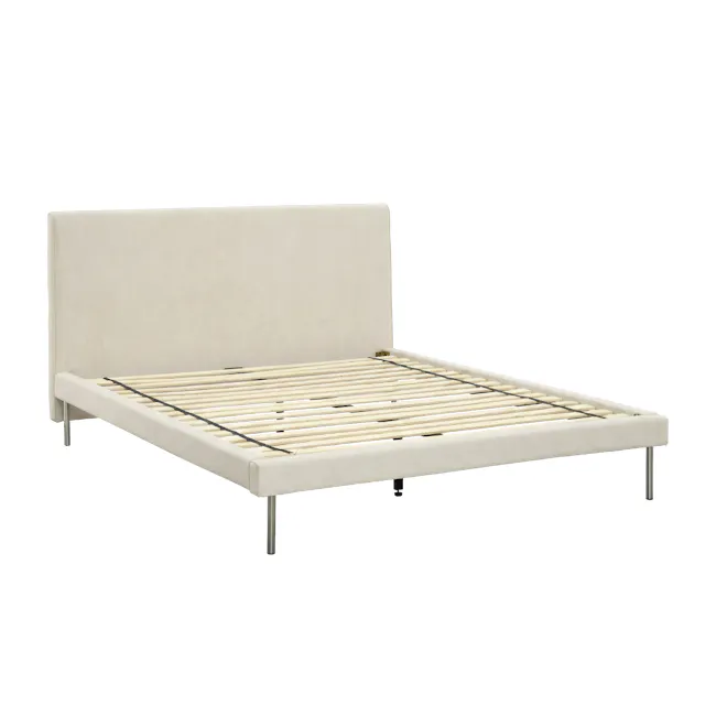 Lemuel Queen Bed - Cream - 4