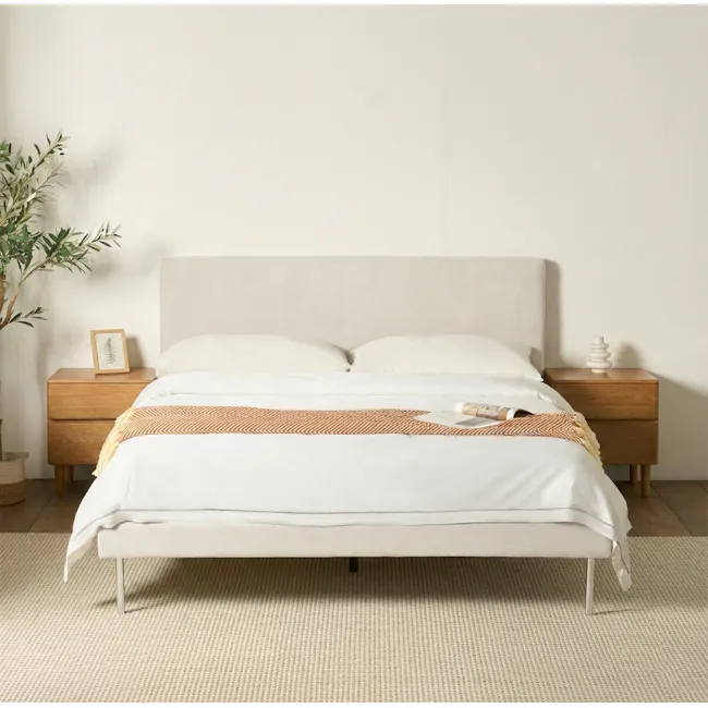 Lemuel Queen Bed - Cream - 3
