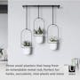 Triflora Hanging Planter - White - 8