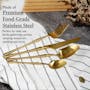 Table Matters Parisian 4pc Cutlery Set - Gold - 5