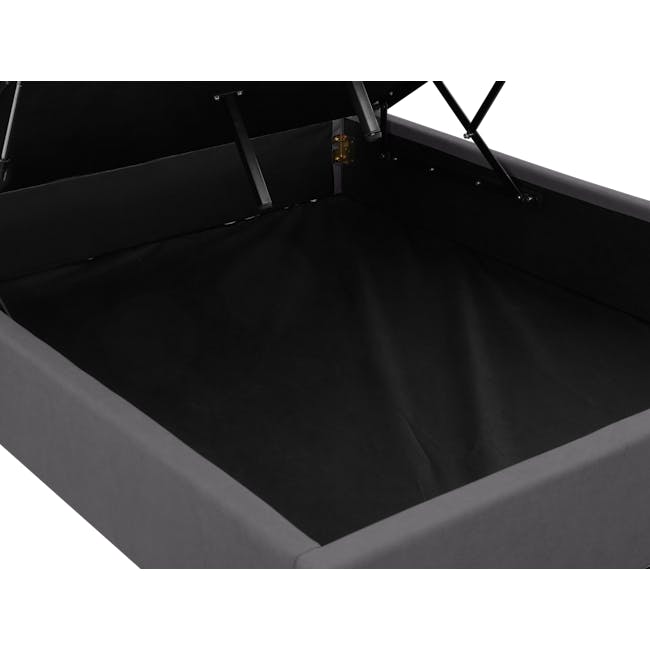 Nolan Queen Storage Bed - Hailstorm - 9