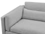 Liam 3 Seater Sofa with Ottoman - Slate - 16