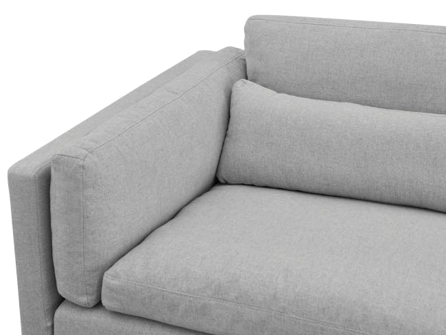 Liam 4 Seater Sofa with Ottoman - Slate - 22