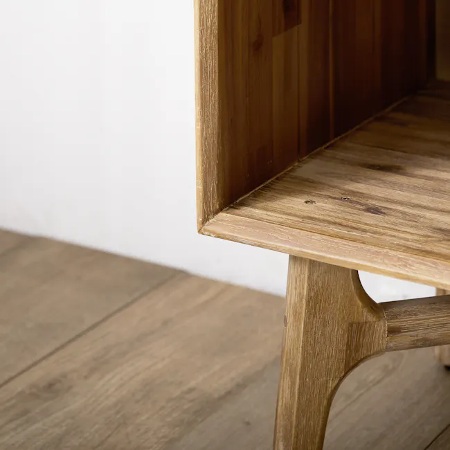 Hudson TV Console 2m - 6 - Wooden bench, wooden legs, wooden surface, wooden texture, natural wood, rustic wood, wooden