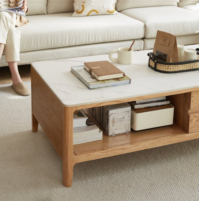 Devin Coffee Table 1.2m (Sintered Stone) - 1