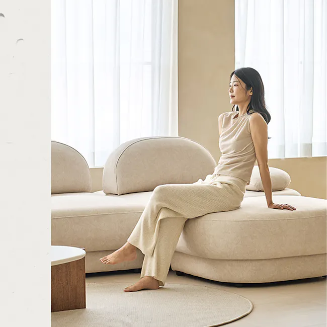 Hara Armless Modular Adjustable Sofa - 8