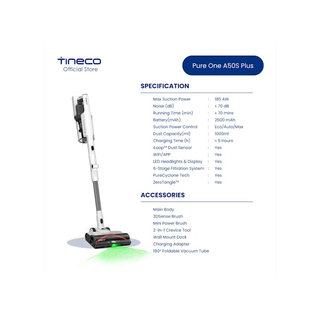 Tineco Pure One A50S Plus - 2