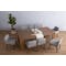 Cadencia Dining Table 1.6m with Cadencia Bench 1.3m and 2 Fabian Dining Chair in Dolphin Grey - 19