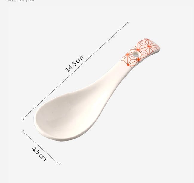 Table Matters Starry Red Spoon (2 Sizes) - 3