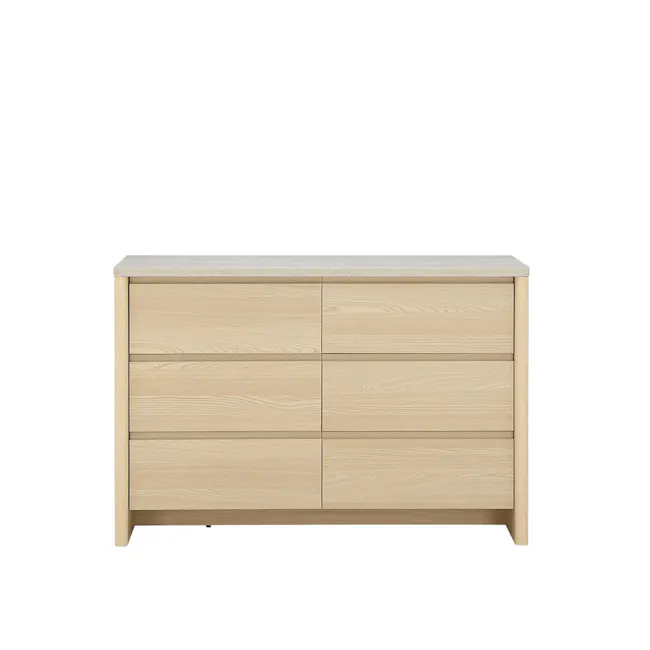 Travo 6 Drawer Chest 1.2m - 1