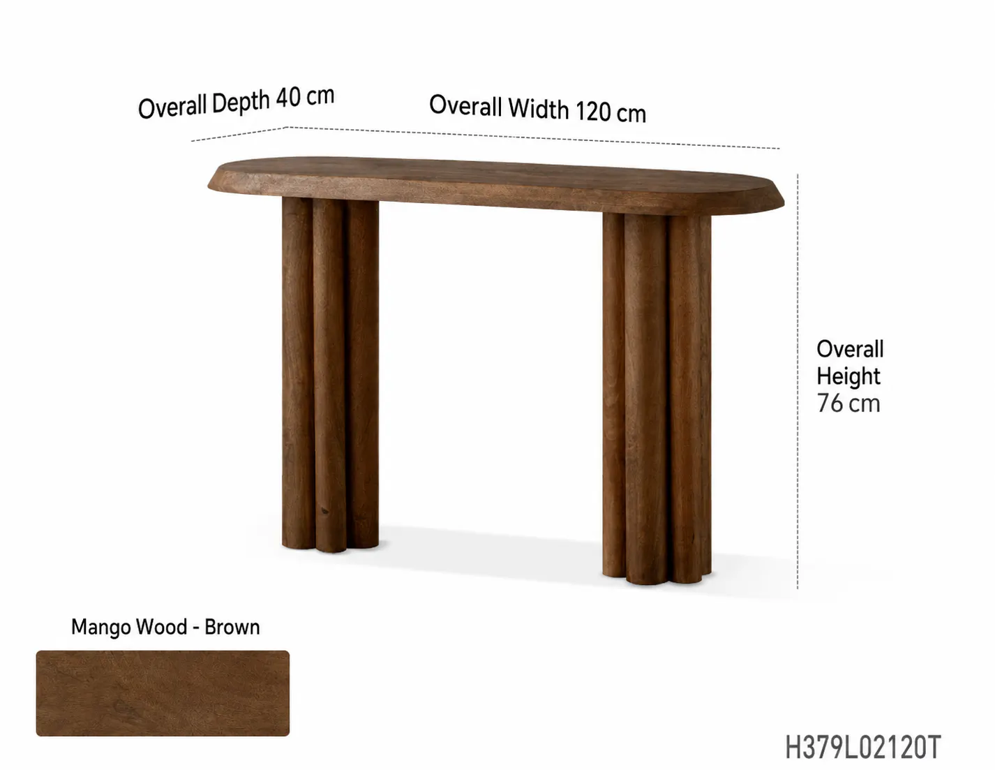 Millie Console Table 1.2m - 11
