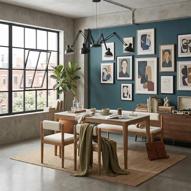 Adelyn Dining Table 1.2m - Walnut (Sintered Stone) - 6