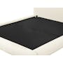 Othello King Bed - Ivory Boucle - 8