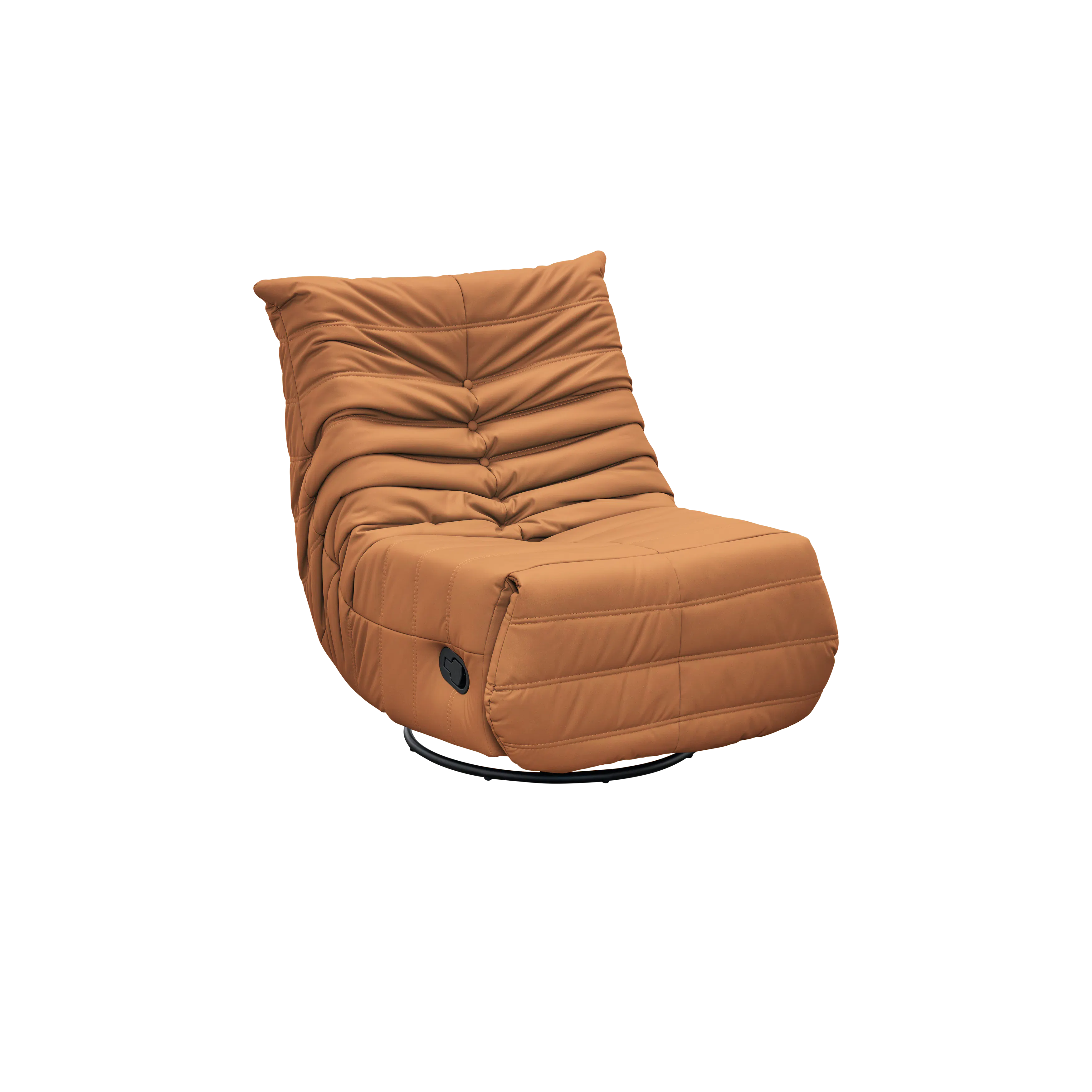 Howard Rocking Manual Recliner Swivel Lounge Chair - Tan (Pet Friendly) - 7