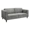 Kevin 3 Seater Sofa - Dark Grey - 1