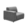 Milan 3 Seater Sofa - Lead Grey (Faux Leather) - 7