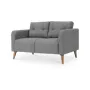 Bennett 3 Seater Sofa with Bennett 2 Seater Sofa - Gray Owl - 7