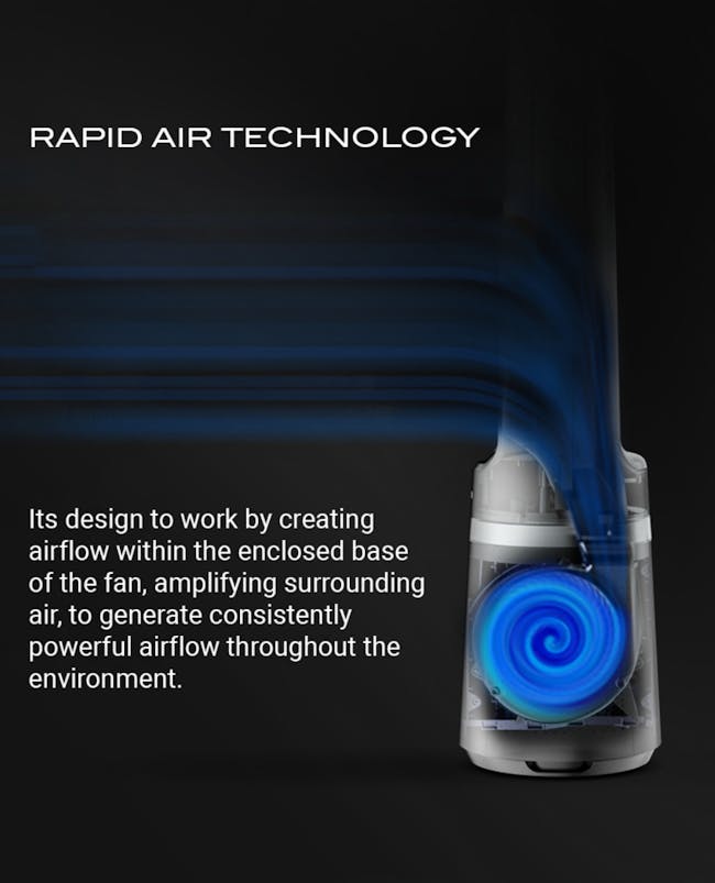 Mistral Blade Free Fan with Air Purifier MBFAP500 - 5