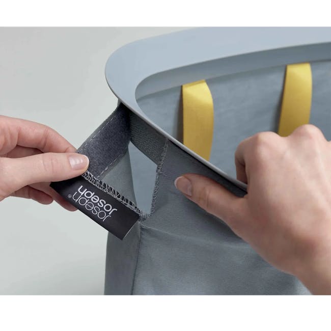 Joseph Joseph Tota 60L Laundry Separation Basket - Grey - 5