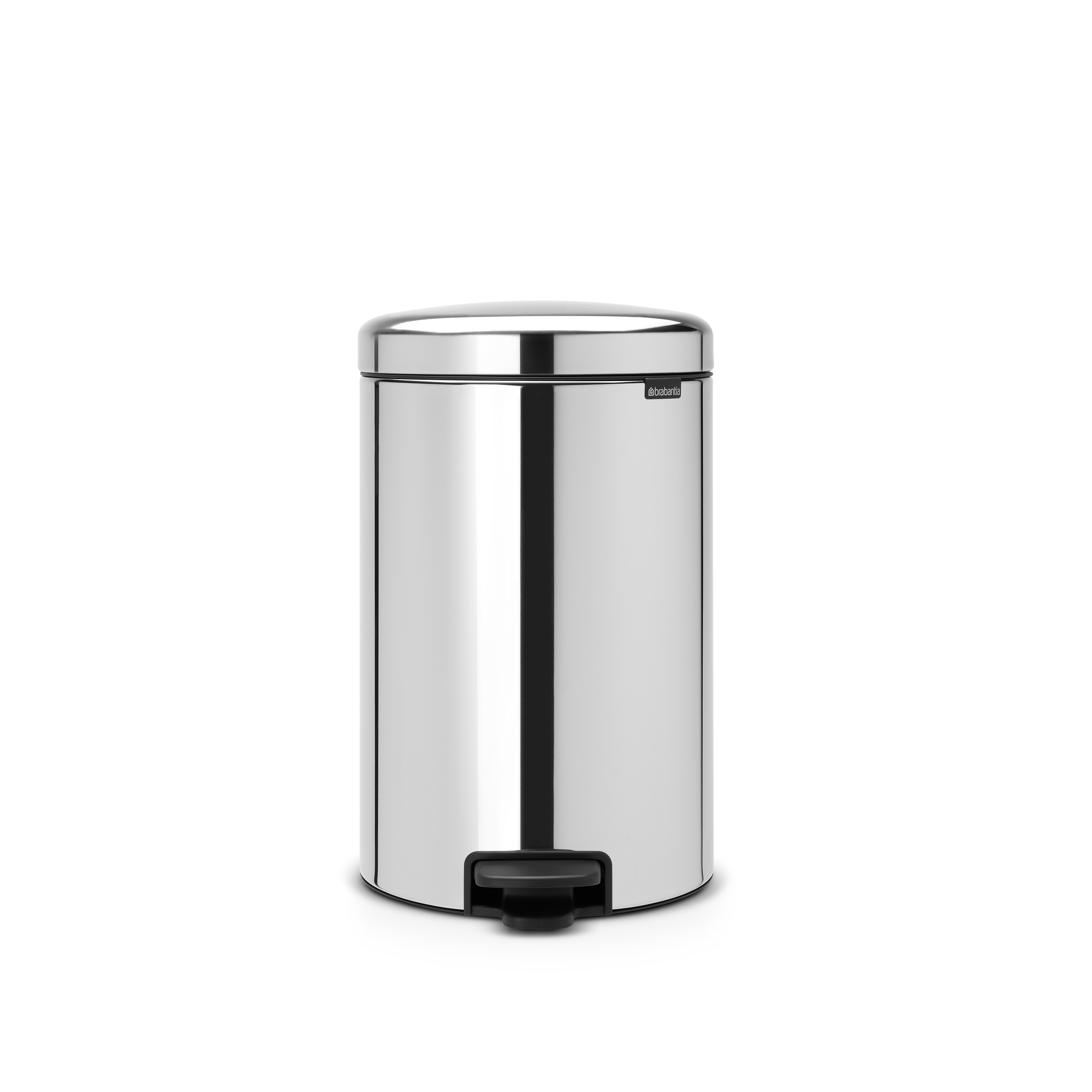 Brabantia 20L Pedal Bin NewIcon - Brilliant Steel