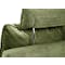 Adonis 3 Seater Sofa - Army Green (Removable Headrest, Down Feathers) - 14