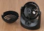 IRIS Ohyama Macaron Horizontal Swing Type Compact Circulator Fan - Black (2 Sizes) - 3