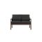 Mendo 2 Seater Sofa - Espresso (Faux Leather)