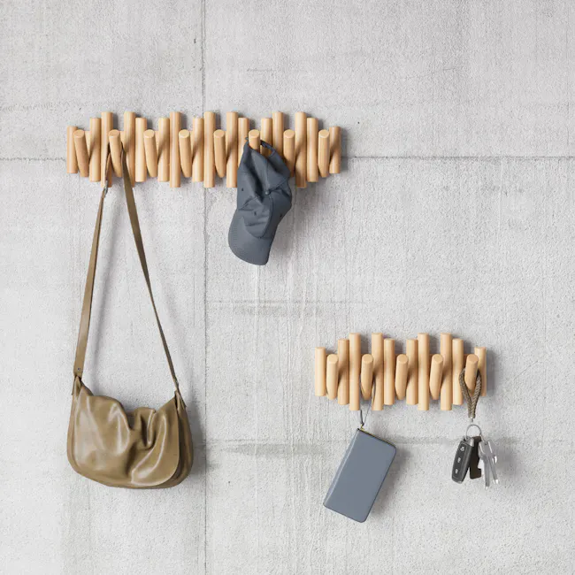 Picket 8 Wall Hook - Natural - 7
