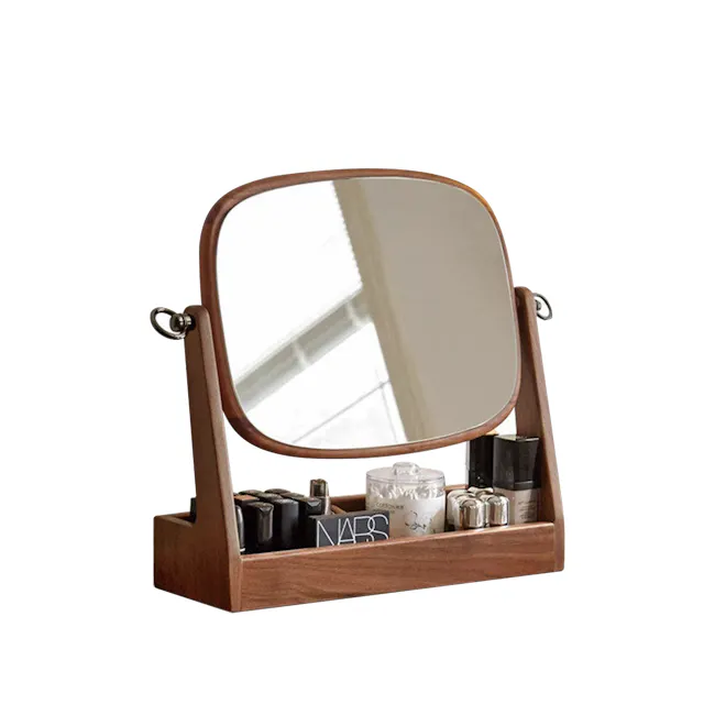 Lisa Vanity Mirror (2 Sizes) - Walnut - 8