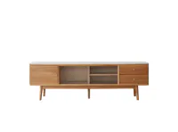 Aster TV Console 1.5m - Oak (Sintered Stone)