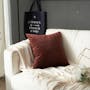 Alyssa Velvet Lumbar Cushion Cover - Burgundy - 4