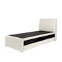 (As-is) ESSENTIALS Single Trundle Bed - White (Faux Leather) - 2 - 10
